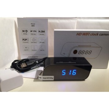 Шпионские Часы Ромбик  настольные со скрытой камерой Wi-fi Full HD