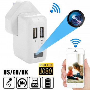 Скрытая WI-FI камера,прослушка USB Зарядка 4K HD1080P