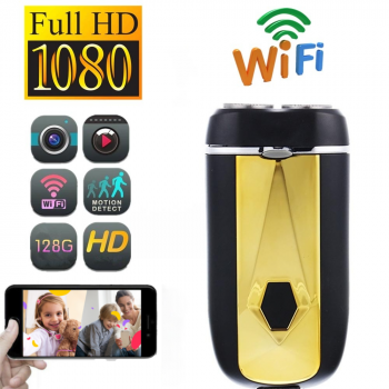 WI-FI ЧАСЫ СКРЫТАЯ КАМЕРА БРИТВА  FULL-HD НОЧНАЯ СЬЕМКА ПОДДРЕЖКА ДЕТЕКТОР ДВИЖЕНИЯ 