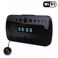 ЧАСЫ СКРЫТАЯ КАМЕРА WI FI БУДИЛЬНИК НОЧНАЯ СЬЕМКА ДЕТЕКТОР ДВИЖЕНИЯ