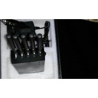 Глушилка GSM/CDMA/DCS/PHS/GPS/3G переносная с охлаждением