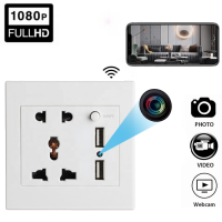 СКРЫТАЯ РОЗЕТКА КАМЕРА IP WIFI 1080P HD USB