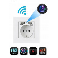 СКРЫТАЯ РОЗЕТКА КАМЕРА IP WIFI 1080P HD ЕВРОПЕЙСКОЙ РОЗЕТКОЙ