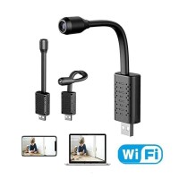 USB мини WiFi камера на гибком шлейфе с подсветкой и с датчиком движения